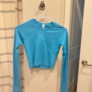 Lululemon blue long sleeve size 4